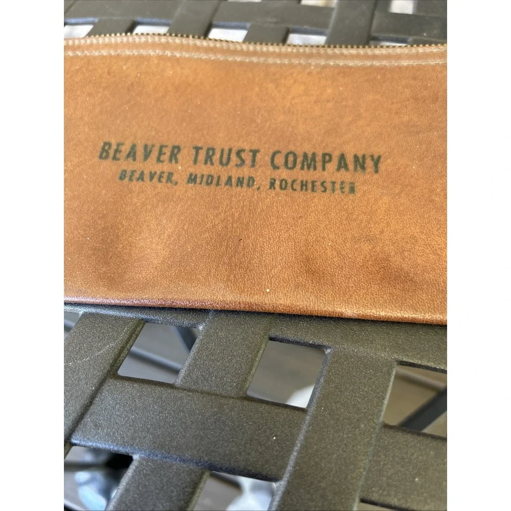 Vintage Money Back Envelope With Zipper Beaver‎ Trust Company